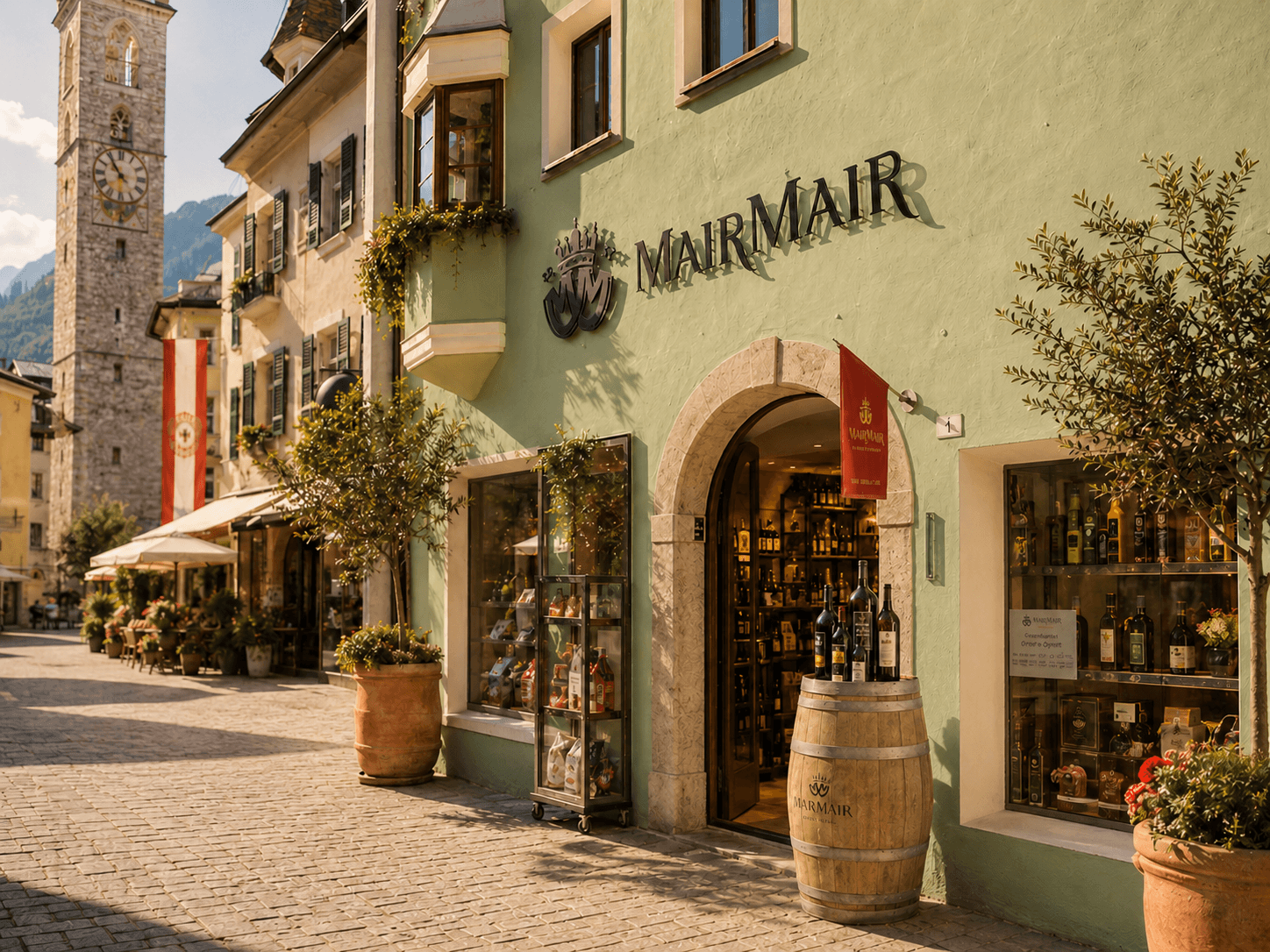 Mair Mair in Sterzing mit waermerem Dolce-Vita-Farbton