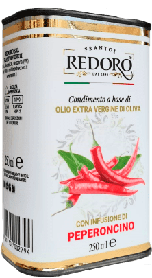 Frantoi Redoro Condimento a base di Olio Extra Vergine con Peperoncino - mit Chili