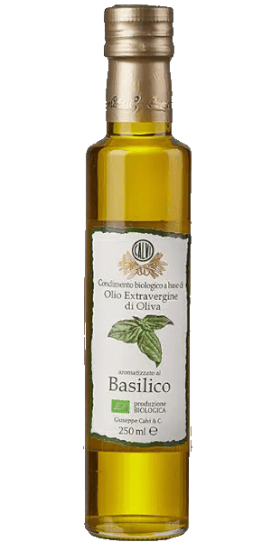 Olio Extravergine di Oliva al Basilico/mit Basilikum BIO Calvi 250ml