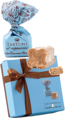 Tartufi 'Farbenetui' Cappuccino - Antica Torroneria Piemontese