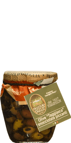 Olive Taggiasche Snoccolate Piccanti Entkernte Taggiasca Oliven Scharf Sant'Agata d'Oneglia