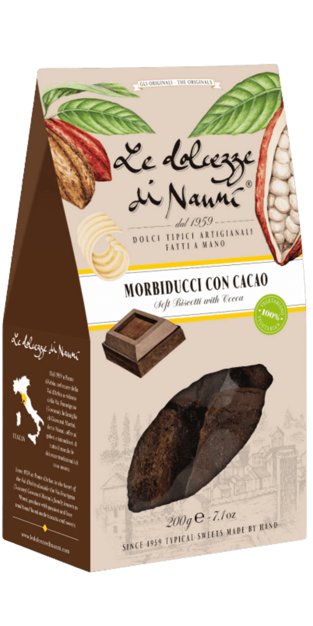 Morbiducci con Cacao 200g - Le Dolcezze di Nanni