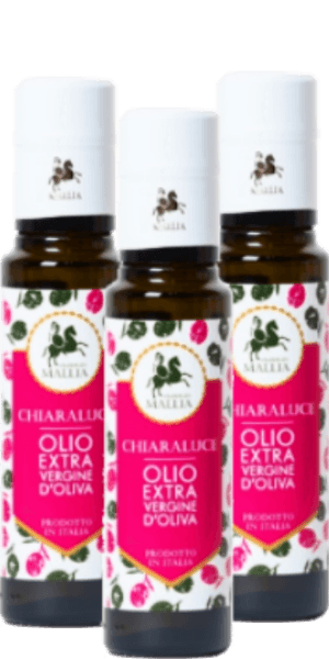 Olio Extra Vergine di Oliva Chiaraluce Oleificio Mallia 3x 100ml