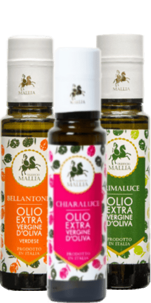 Olio Extra Vergine di Oliva Oleificio Mallia 3er Set germischt 3x 100ml