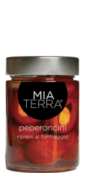 Minipaprika mit Frischkäse gefüllt Mia Terra BIO
