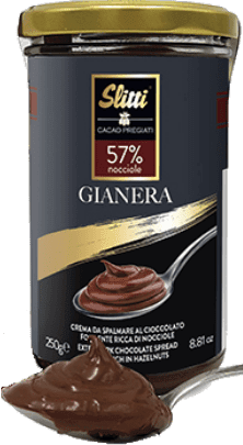 Gianera Streichzarte Creme mit Zartbitterschokolade und Haselnüssen Slitti