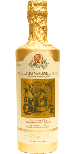Mosto Oro Olio Extra Vergine di Oliva Monocultivar Taggiasca Calvi 500ml