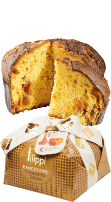 Panettone al Caramello Salato Pasticceria Filippi