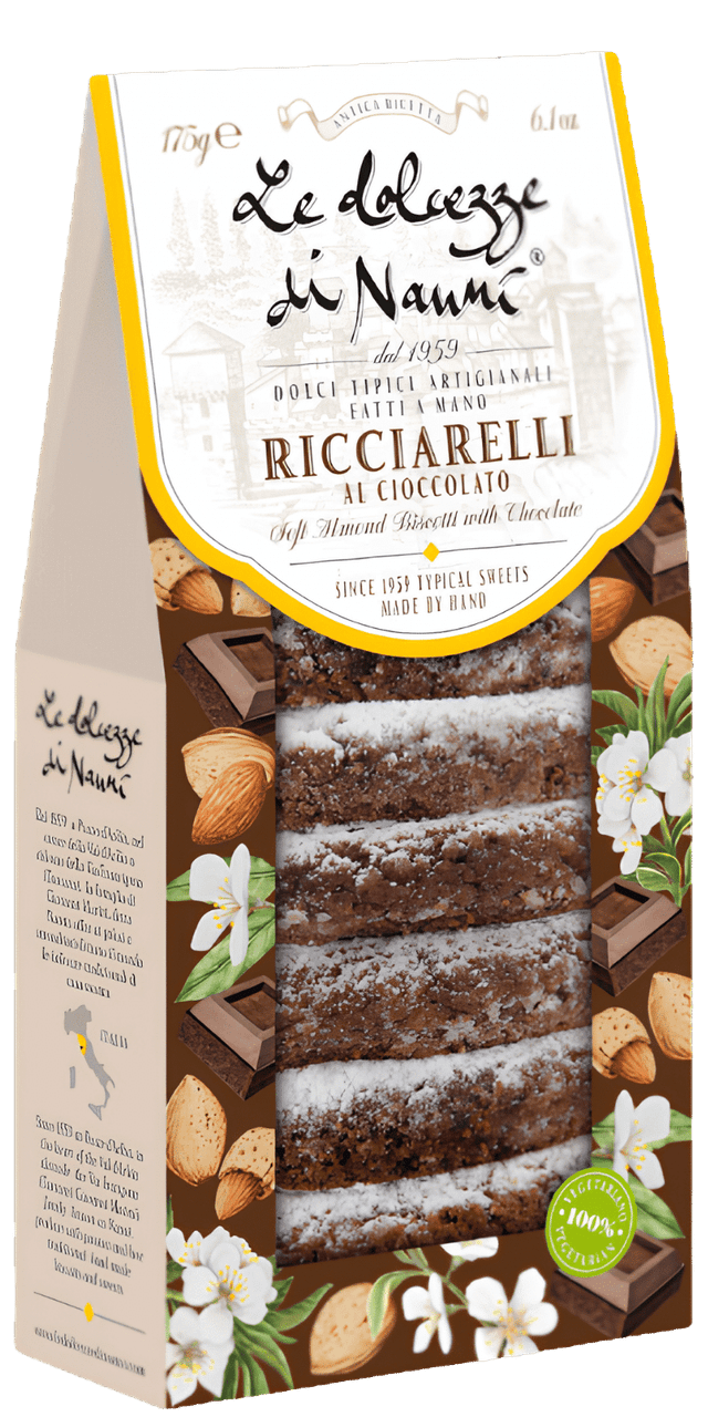Ricciarelli al Cioccolato 175g - Le Dolcezze di Nanni