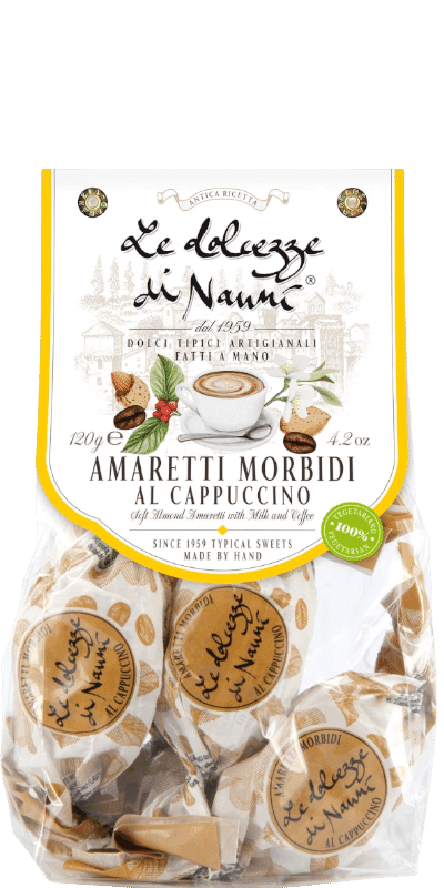 Amaretti Morbidi al Cappuccino 120g - Le Dolcezze di Nanni