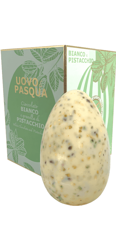 Goslino Uovo di Pasqua Mini cioccolato bianco e pistacchio 120g