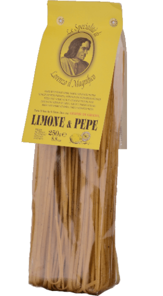 Lorenzo il Magnifico Linguine mit Zitrone und schwarzem Pfeffer 250g