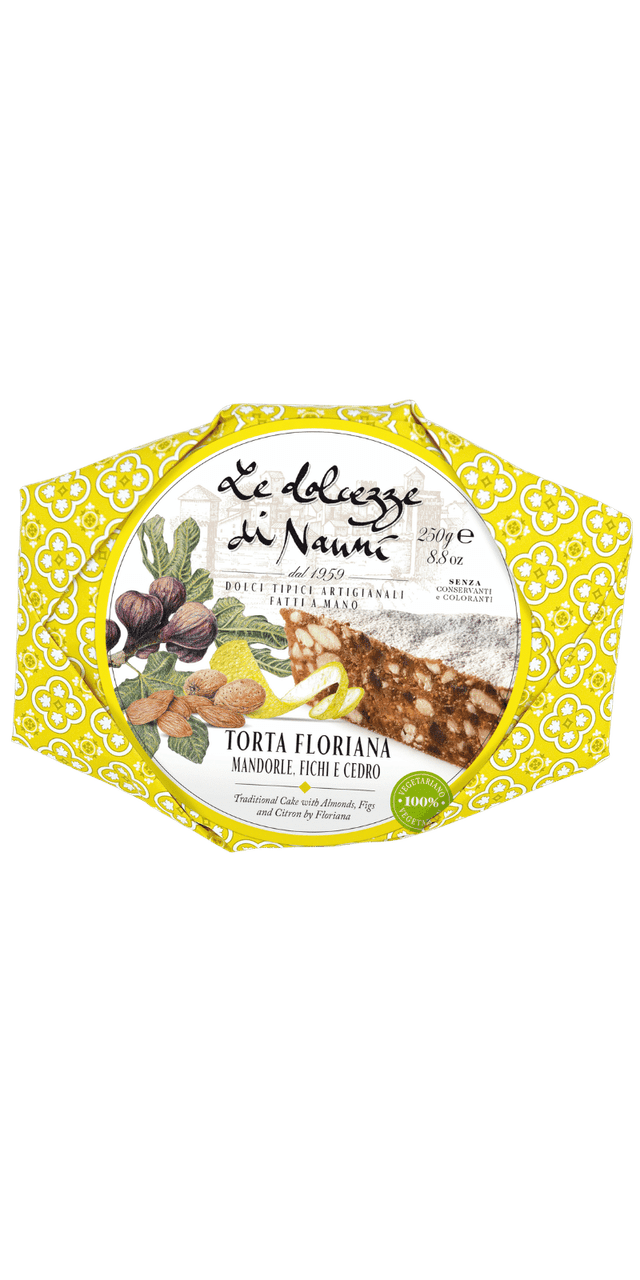 Torta Floriana Fichi e Noci 250g - Le Dolcezze di Nanni