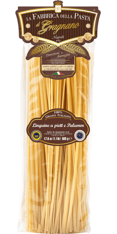 e' Linguine a Piett e Palumm IGP 500g La Fabbrica della Pasta Pasta di Gragnano