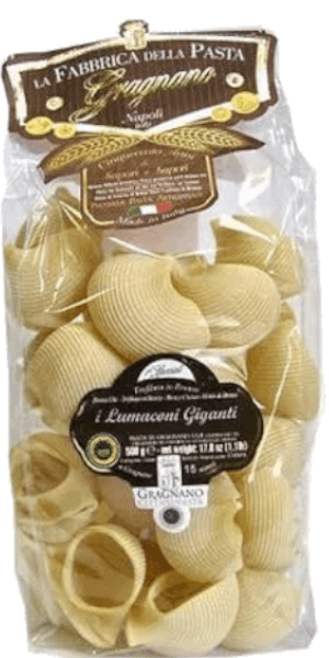 La Fabbrica della Pasta Pasta di Gragnano IGP I Lumaconi Giganti 500g