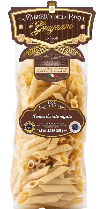 è Penne 'de zite' Rigate IGP 500g La Fabbrica della Pasta Pasta di Gragnano