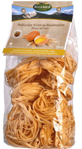 Eggerhof Südtiroler Eierteig Bandnudeln Fettuccine 310g