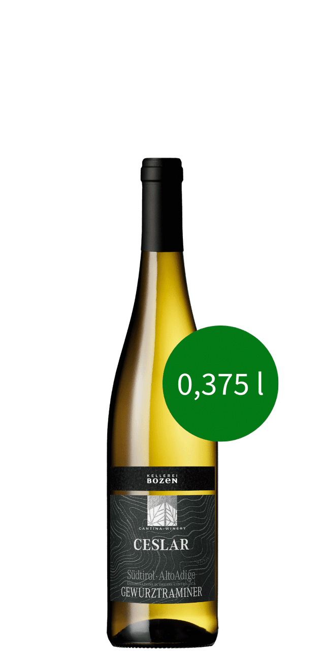 Ceslar Südtiroler Gewürztraminer DOC 0,375L - Kellerei Bozen