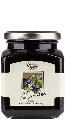 Myrtillus Heidelbeere Fruchtaufstrich Alpe Pragas 335g