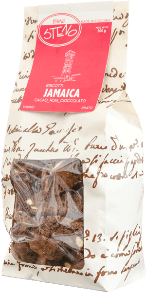 Biscotti Jamaica Schokolade und Rum Forno Steno Made in Toscana 500g
