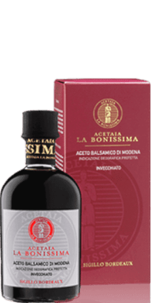Acetaia La Bonissima Sigillo BORDEAUX Aceto Balsamico di Modena IGP invecchiato