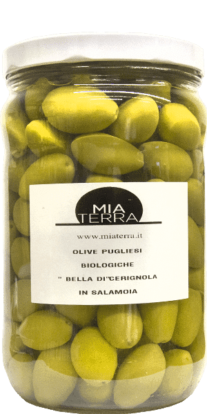 Olive Bella di cerignola BIO Mia Terra - 900 g