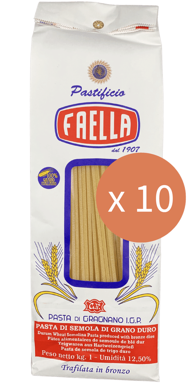 Spaghettoni 10 x 1kg - Pastificio Faella Pasta di Gragnano IGP