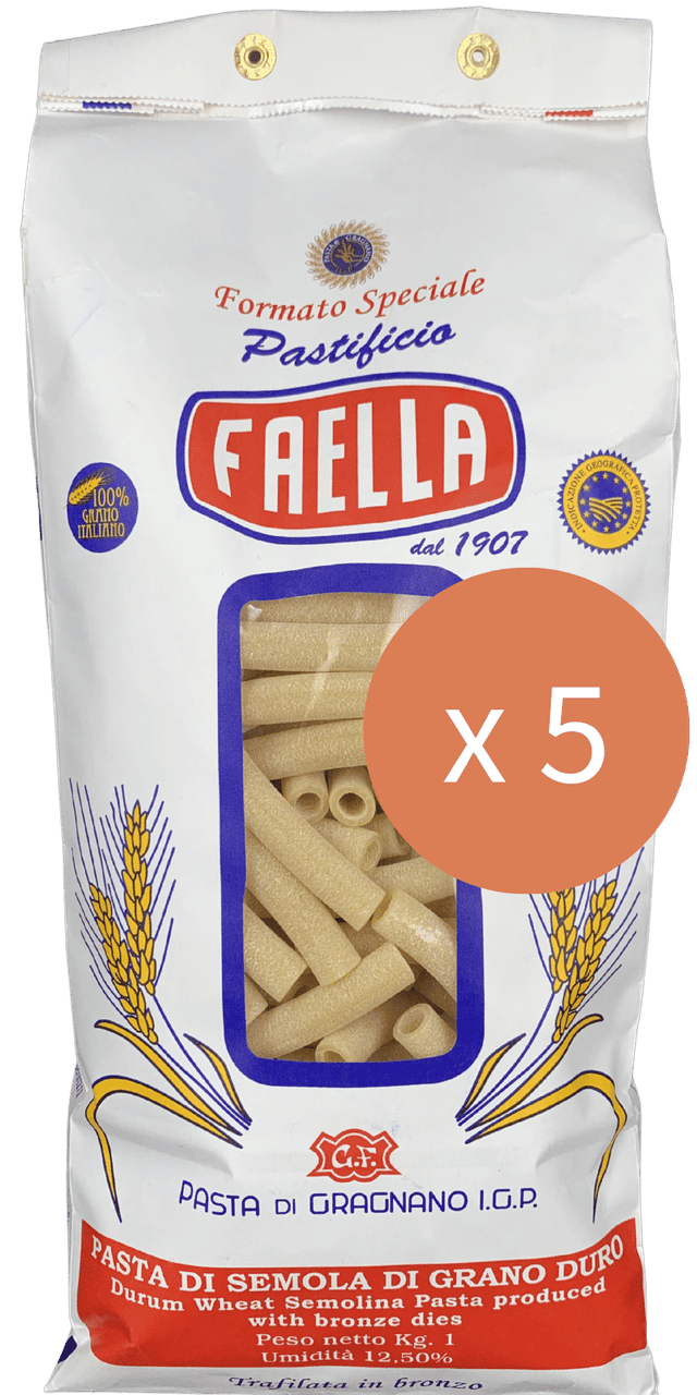 Ziti Tagliati 1kg - Pastificio Faella Pasta di Gragnano IGP