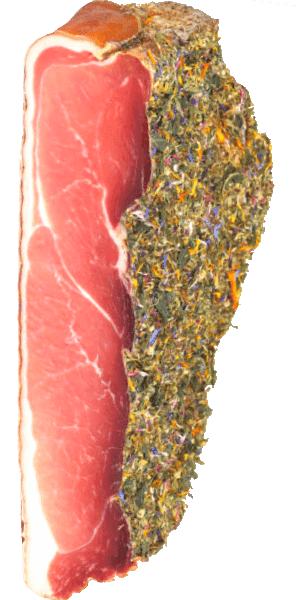 Kräuterspeck halbe Hamme Metzgerei Rinner ca. 1950g