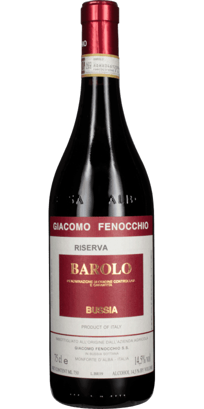 Barolo DOCG Bussia Riserva 90 dì Giacomo Fenocchio
