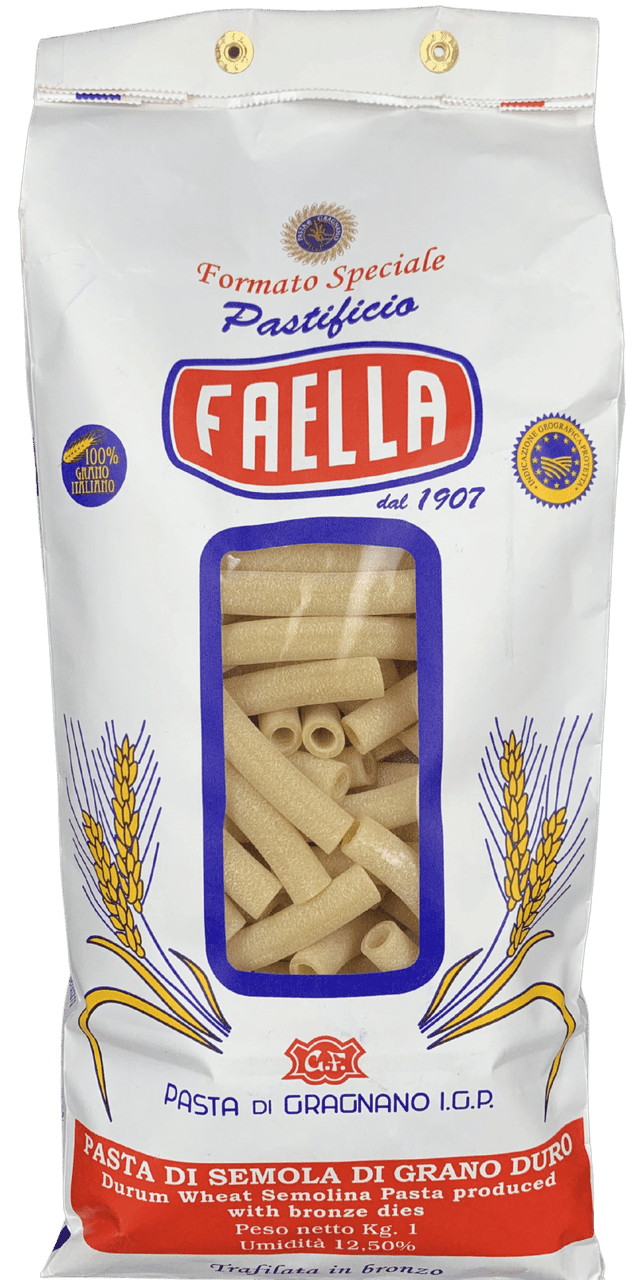 Ziti Tagliati 1kg - Pastificio Faella Pasta di Gragnano IGP
