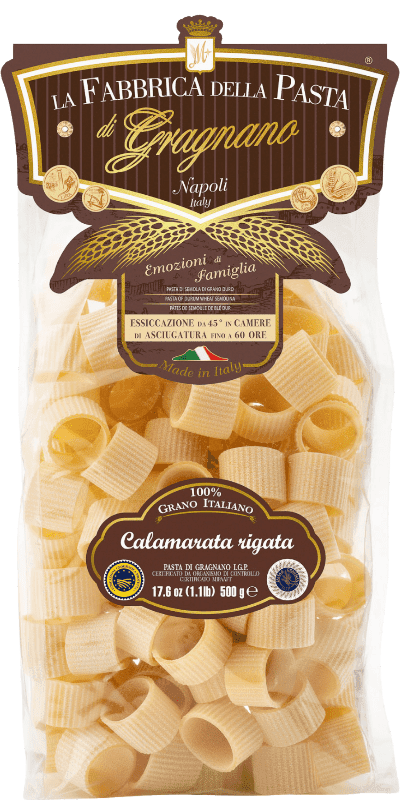 Calamarata Rigata IGP 500g La Fabbrica della Pasta Pasta di Gragnano