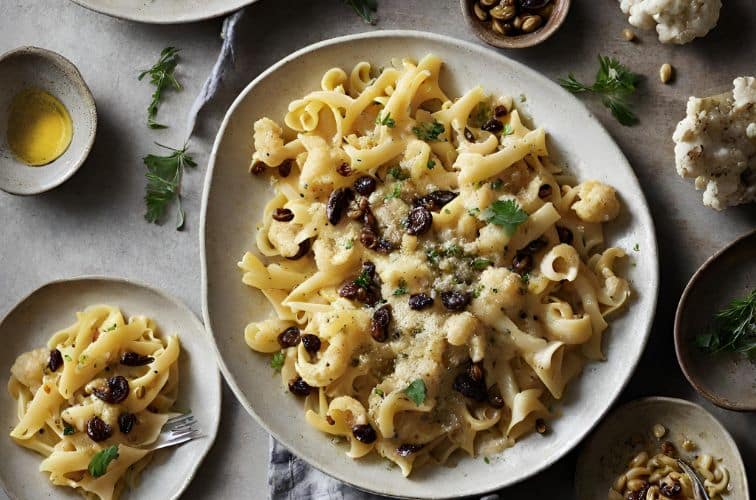 Sizilianische Blumenkohl Pasta Titelbild