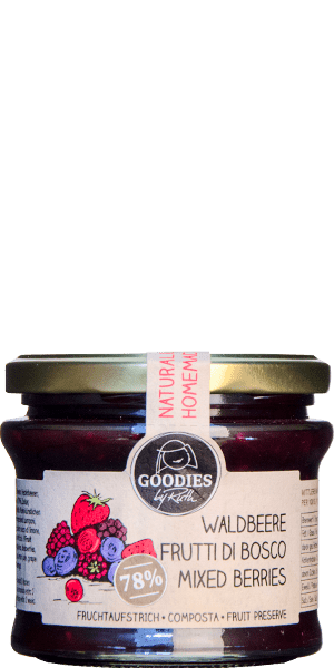 Goodies by Ruth Südtiroler Fruchtaufstrich Waldbeere Frutti di Bosco 260g