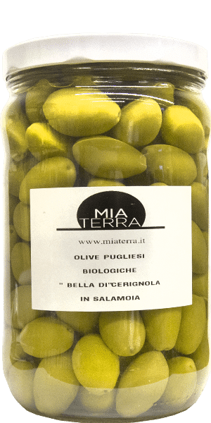 Mia Terra Olive Bella di cerignola BIO - 900 g Mia Terra Olive Bella di cerignola BIO - 900 g